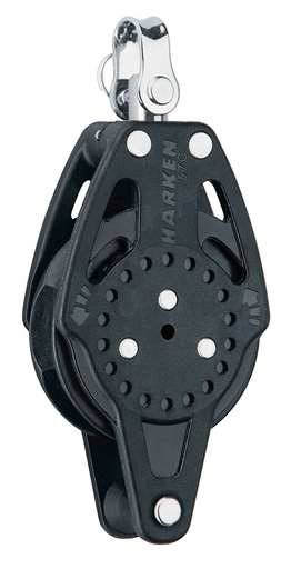 [H-2626] Harken 57mm Carbo Ratchamatic Block with Becket