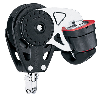 [H-2627] Harken 57mm Carbo Ratchamatic Block with Cam Cleat