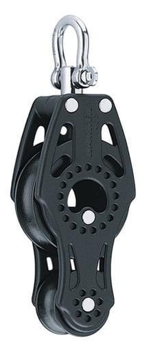 [H-2655] Harken 40mm Bozzello Carbo - Violino, girevole, singolo