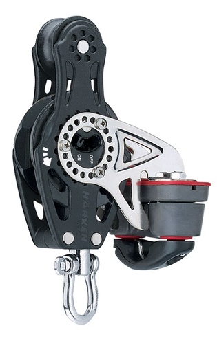 [H-2675] Harken 57mm Carbo Fiddle Ratchet Block with 150 Cam