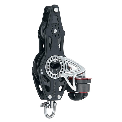 [H-2697] Harken 75mm Carbo Fiddle Ratchet w/Becket and 150 Cam