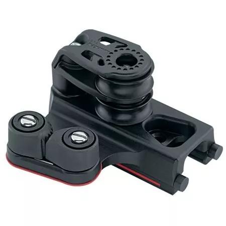[H-2743] Harken 22mm End Control — Double Sheave, Cam Cleat, Set of 2