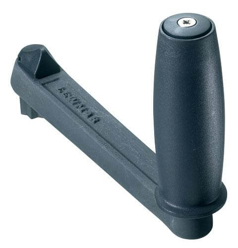 [LM-29141011] Manivela de winche Lewmar - 200mm, Lock-In, Grip Simple, Aleación