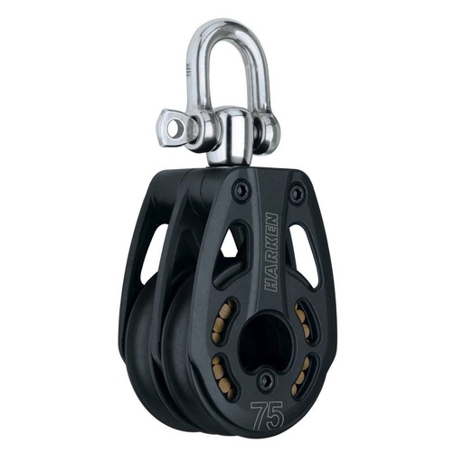[H-3233] Harken 75mm Black Magic Air Double Block