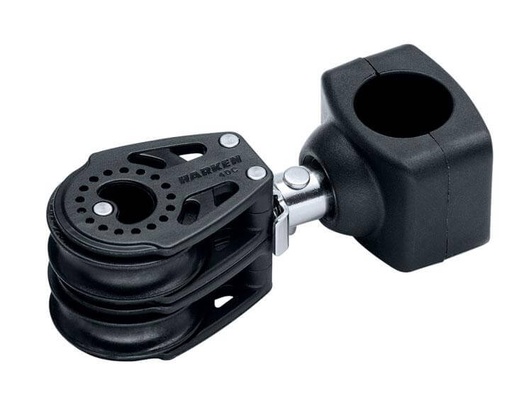 [H-7405] Harken bozzello Carbo 40mm - montaggio su candeliere, doppio