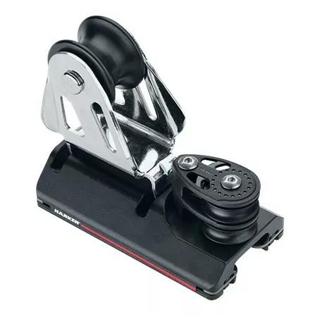 [H-G224B] Harken Carrello CB regolabile 22mm ESP — Doppia puleggia, 4:1