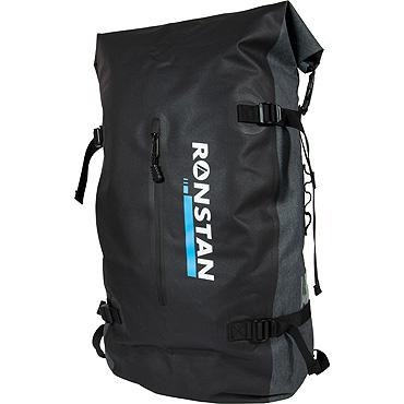 [R-RF4014] Mochila Ronstan Dry Roll-Top 55L, Negro & Gris