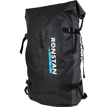 [R-RF4014] Ronstan Dry Roll-Top 55L Backpack, Black & Grey