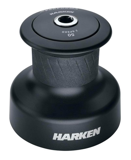 [H-50.2PTP] Harken 50 2-Speed Plain-Top Performa™ Winch