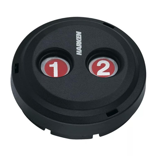 [H-DSDBK1-ND] Interruttore digitale Harken a doppia funzione - Pulsanti 1 e 2 - Nero