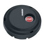 [H-DSSBK4] Interruttore digitale Harken a funzione singola - Pulsante Start - Nero
