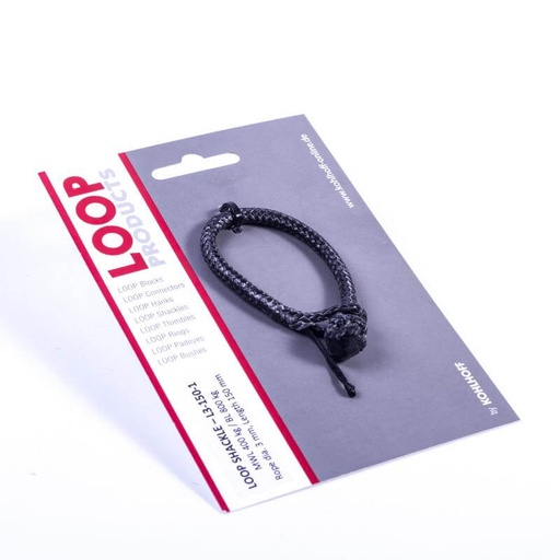 [L-LS03-150-1] LOOP Products Softschäkel Single 3mm x 150mm