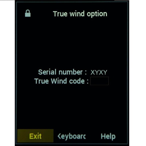 [N-LG000023] nke Opción modo Viento real & SOG para Gyropilot 2