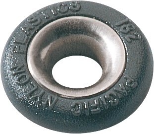 [R-PNP182] Ronstan Boccola, da incollare, con rivestimento in acciaio inox, 7.5mm ID x 5mm profondità