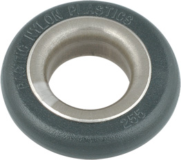 [R-PNP255] Ronstan Buchse, zum Einkleben, mit Edelstahleinlage, 11mm Innen-Ø x 5mm Tiefe