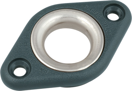 [R-PNP261] Ronstan Casquillo, para atornillar, con inserto de acero inoxidable, 15mm DI x 5mm de profundidad