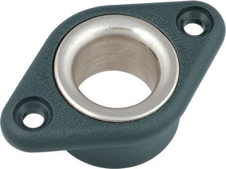 [R-PNP262] Ronstan Casquillo, para atornillar, con inserto de acero inoxidable, 15mm DI x 13mm de profundidad